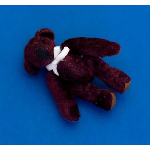 Vintage Teddy Bear Purple Bear Unique Stuff Toy Brooch D10 - Picture 1 of 2